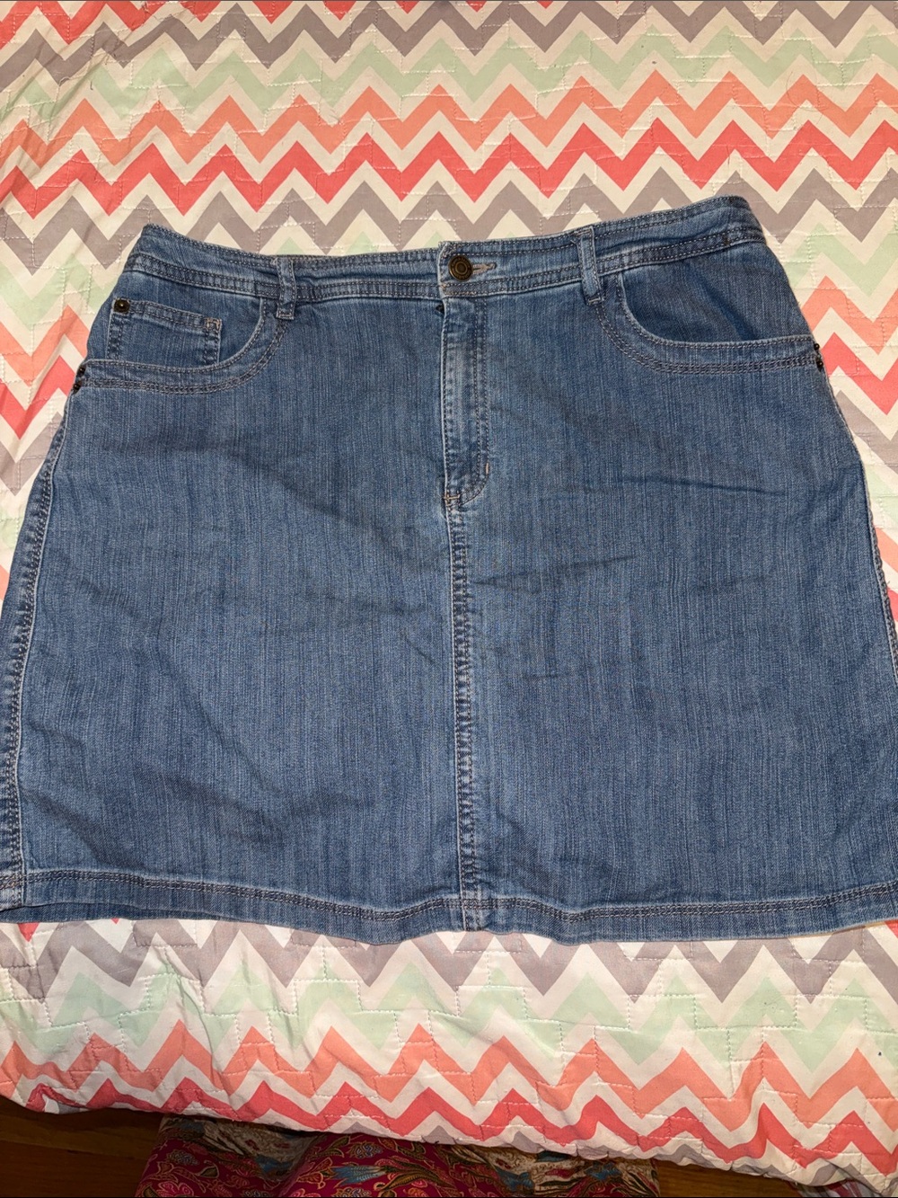 Vintage denim skort size 12